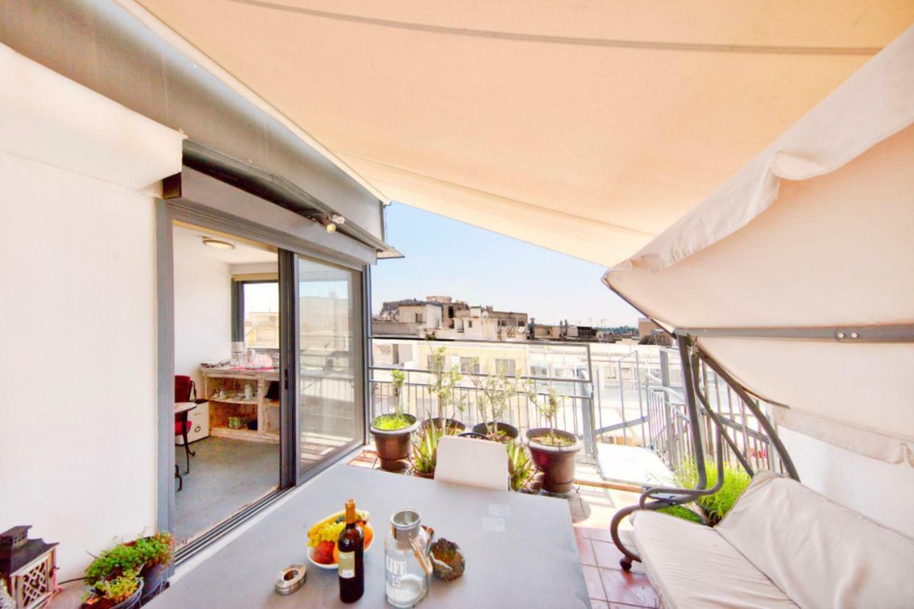 Topfloor Stylish Apartment With Acropolis View! 雅典 外观 照片